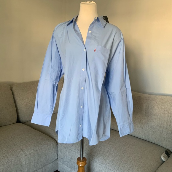 Levi's Tops - Levi's Sky Blue Casual Button Down Shirt